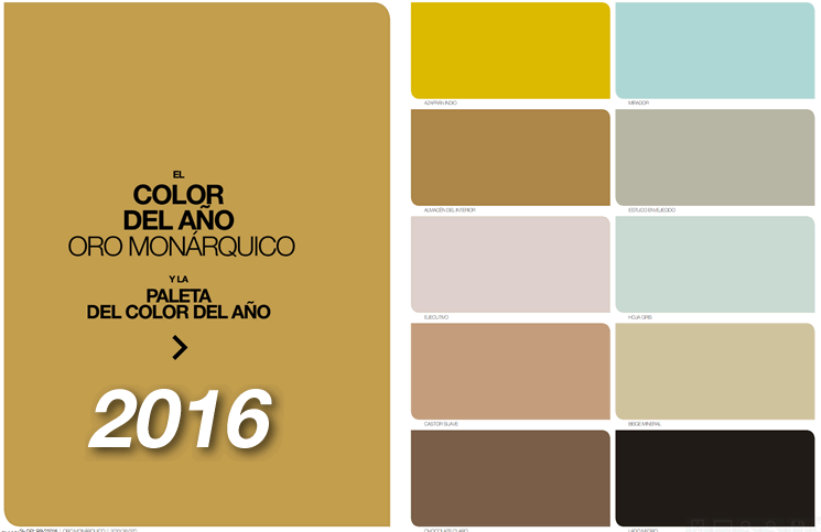 Tendencias de Color Para 2016